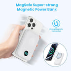 Magnetic Portable Charger 10800mAh, 4-in-1 Wireless Power Bank - Image 5