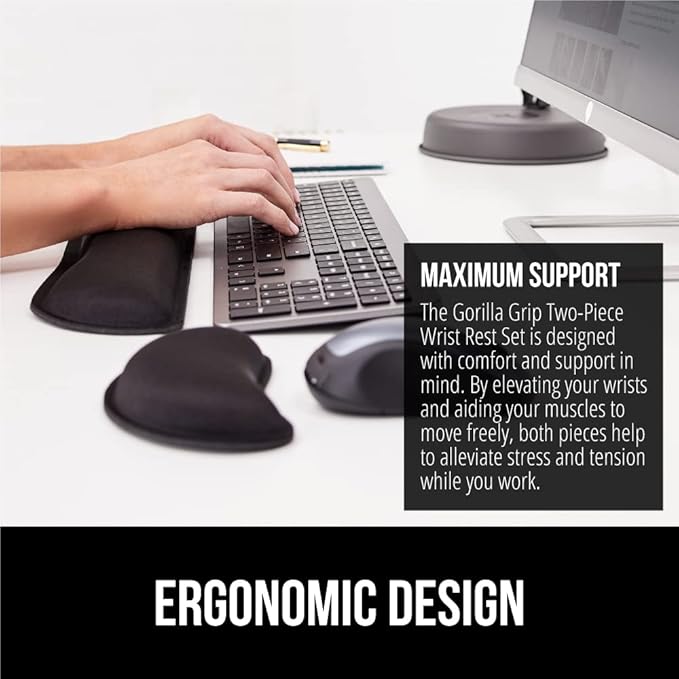 GORILLA GRIP Silky Memory Foam Wrist Rest - Image 4