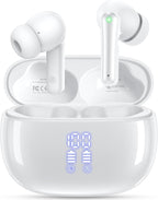 Wireless Earbuds, Deep Bass Stereo Sound, 40 Hours Playtime, Lightweight in-Ear by JGUG