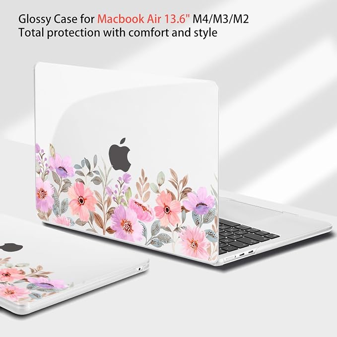 Teryeefi for MacBook Air M4 M3 M2 13 inch Case fits Model A3240 A3113 A2681 - Image 4