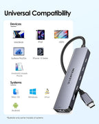 LENTION 6-in-1 USB C Hub Dock - Image 7