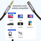 8FT 3.5mm Aux Jack Audio Extension Cable, Male to Female, TRS Headphone - Image 3