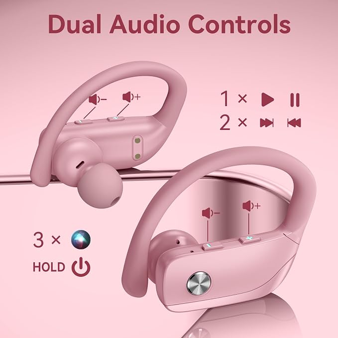 bmani Wireless Earbuds Bluetooth Headphones 48hrs Play Back Sport Earphones - Image 4