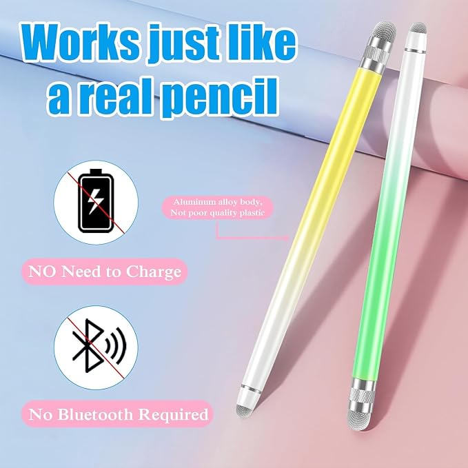 5PCS Stylus Pens for Touch Screens, Stylus Pen for iPhone/iPad/Tablet - Image 2