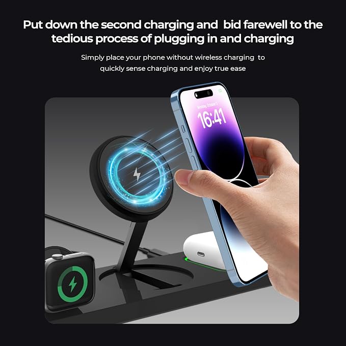 Wireless Charger Station 3 in 1, Fast Charging - Image 7