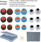 Earbud Tips Earbud Replacement Pieces Silicone Soft and Comfortable Compatible - Image 2