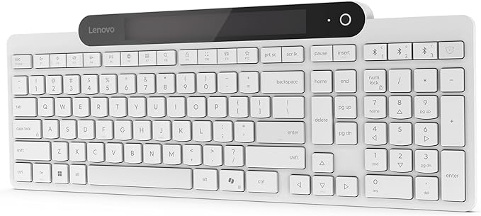 Lenovo 800 Self-Charging Bluetooth Keyboard, Uses Ambient Light - Image 8