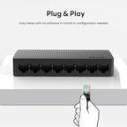 Tenda SG108, 8 Port Gigabit Switch, Unmanaged Home Ethernet Switch, Office - Image 5