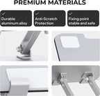 Foldable Aluminum Tablet & Phone Stand — Adjustable Height & Angle, Portable - Image 3
