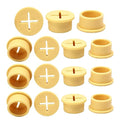 Desk Grommet, 3/4 in 20 mm Silicone Rubber Grommets, Flexible Wall Cord Pass by BOPOREAE