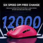 EWEADN X23Pro Wireless Gaming Mouse, 2.4G/BT5.0/USB-C Esports Gaming Mouse - Image 5