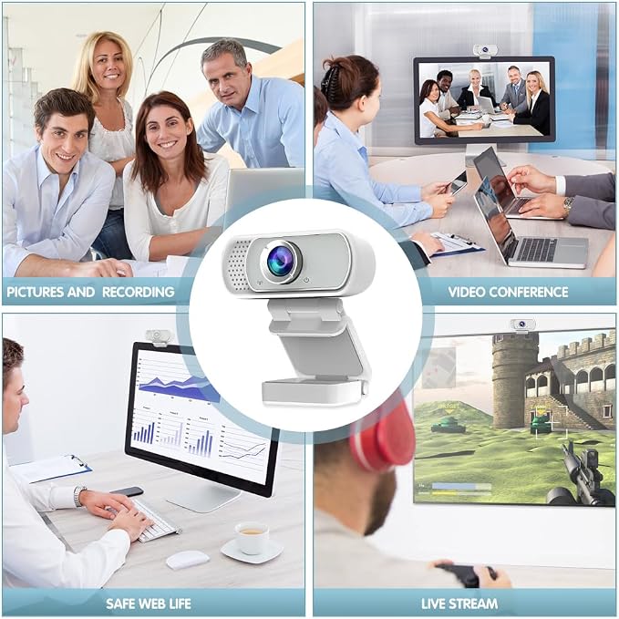 usb c webcam 1080P Webcam, Live Streaming Web Camera - Image 7