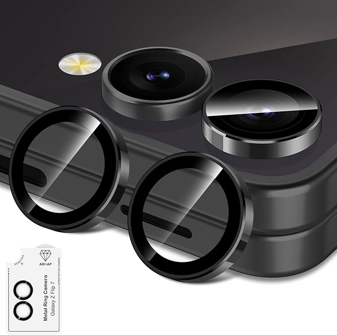 for Samsung Galaxy Z Flip 7 Camera Lens Protector, Individual Metal Ring by Btscase