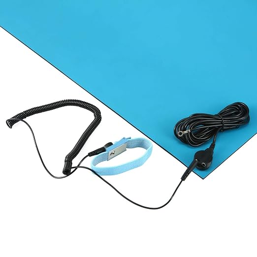 MWRF Source ESD Mat Kit with Wrist Strap and Grounding Cord - Image 4