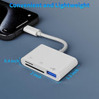 USB C SD Card Reader, 3-in-1 SD Card Adapter - Image 7