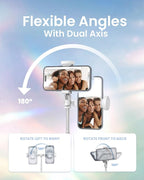 KraftGeek Tripod for iPhone, 66” JustTap Phone Tripod, Selfie Stick Cell Phone - Image 3