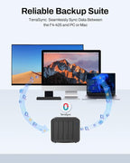 TERRAMASTER F4-425 4-Bay NAS Storage – Intel x86 Quad-Core CPU, 4GB RAM - Image 8