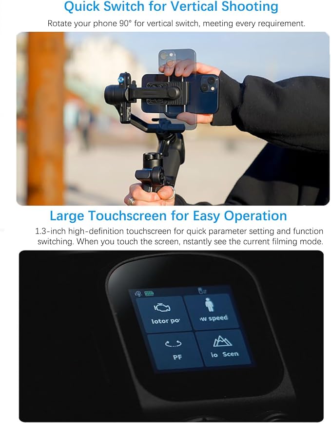 FeiyuTech Scorp MINI 3 Gimbal Stabilizer - Image 7