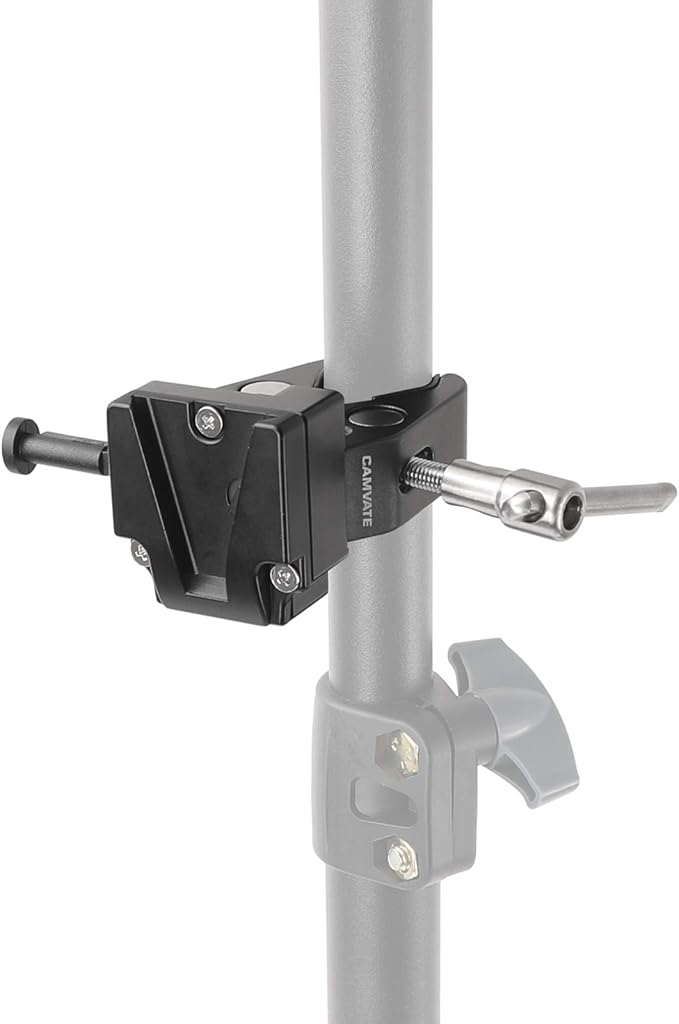 CAMVATE Super Crab Clamp + Universal V-Lock Mount Quick Release Adapter by CAMVATE