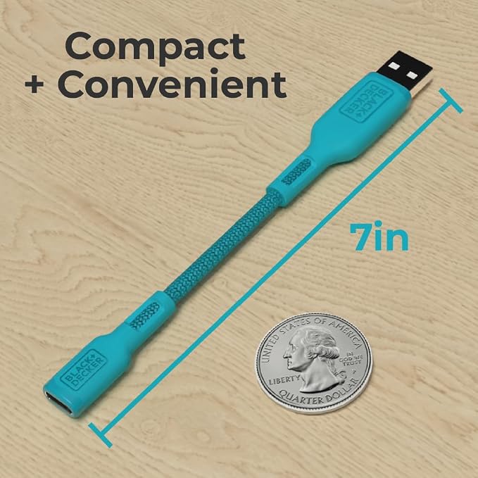 BLACK+DECKER USB C to USB Adapter, Type C Female to USBA Male OTG Cable USBA to - Image 8