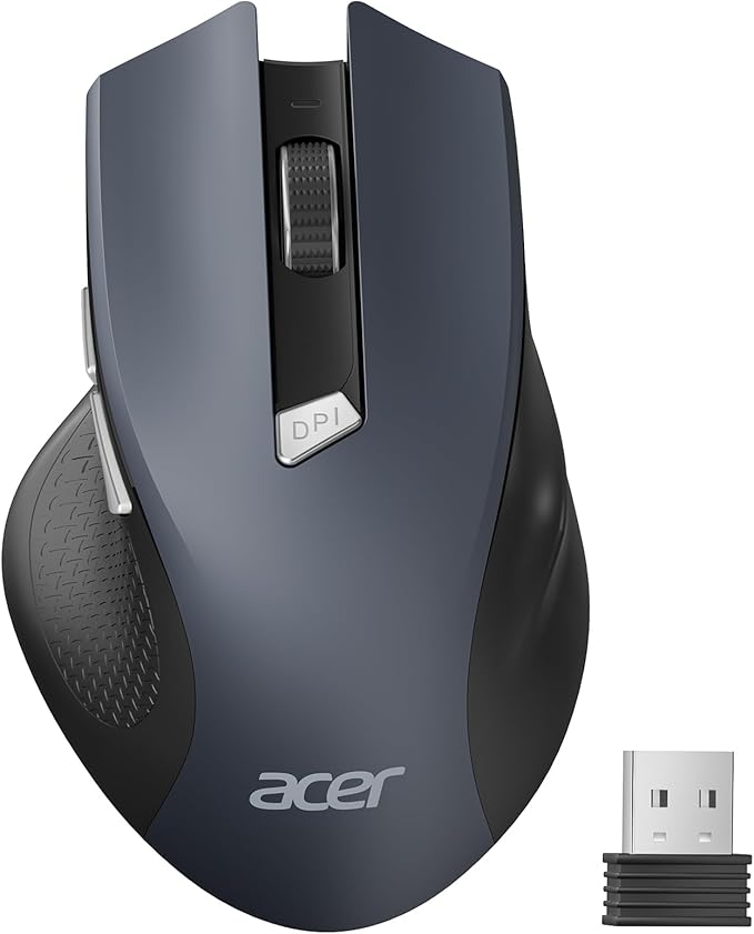 acer Wireless Mouse for Laptop, 2.4GHz Computer Mouse 3 Adjustable DPI Office by Acer