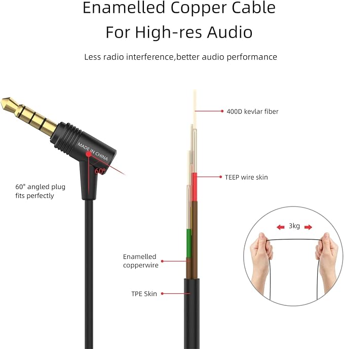 SoundMAGIC E11 Wired Earbuds No Microphone HiFi Stereo Earphones Noise - Image 6