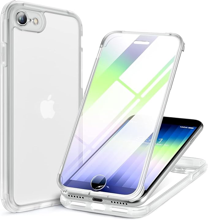Miracase for iPhone SE Phone Case 3rd/2nd Generation 2022 2020 Full-Body by Miracase