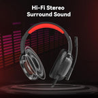 Gaming Headset with Microphone for Pc, Xbox One Series X/s, Stereo Wired Noise - Image 2