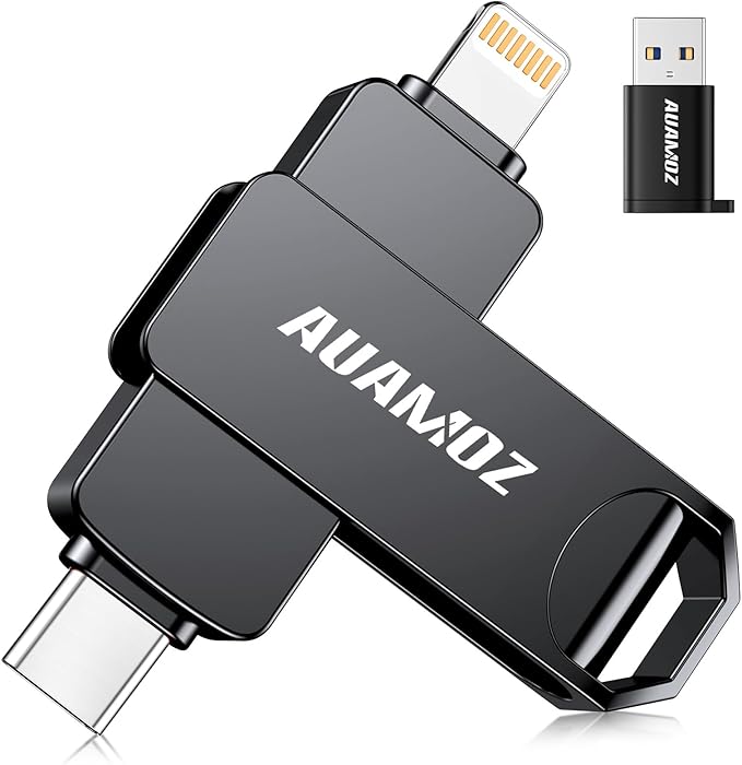 512GB Flash Drive Intended for iPhone, Memory Stick Storage Files Photos Videos by AUAMOZ