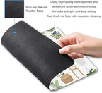 Mouse Pad, Cute House Plants Mouse Pads, Square Washable Cloth Personalized - Image 2