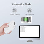 New Wireless Mouse Barcode Scanner, 2-in-1 Design 2D Handheld Barcode Scanner - Image 4