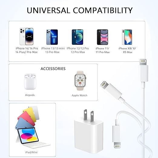 for iPhone Charger Fast Charging, Type C Fast Charging Block Compatible - Image 7