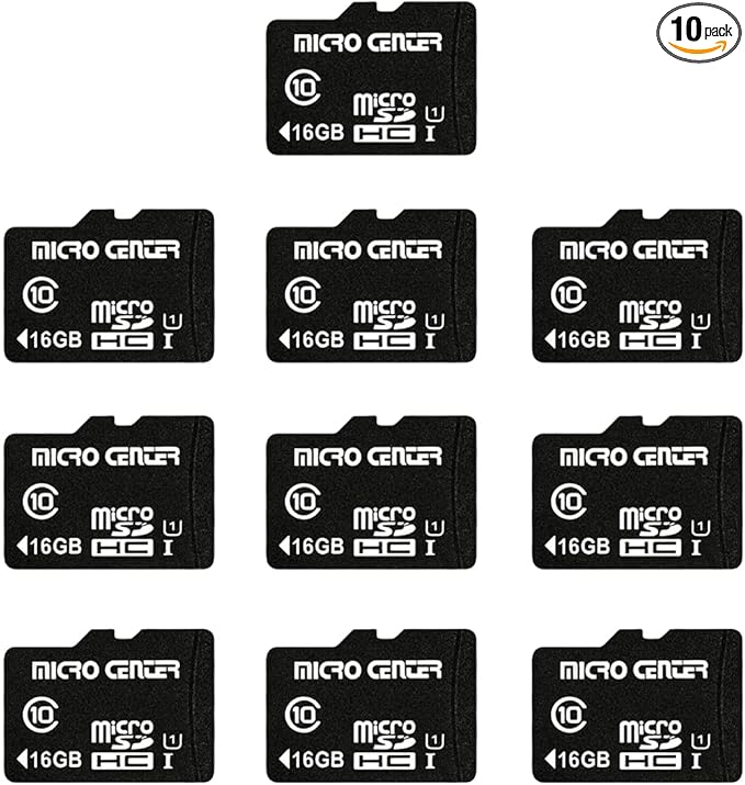 Micro Center 16GB Class 10 MicroSDHC Flash Memory Card by MICROCENTER