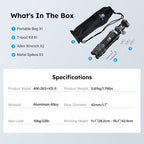 SIRUI Mini Tripod with 360° Panoramic Ball Head, Tabletop Travel Tripod - Image 8