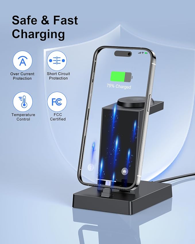 30W Fast 3 in 1 Charging Station - Image 5