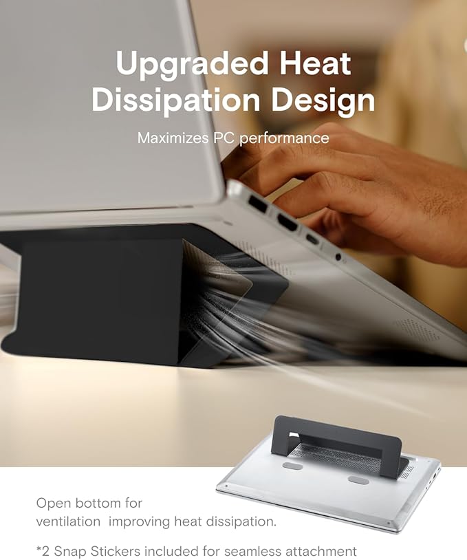 MOFT Laptop Stand for Desk, Adhesive Airflow Laptop Cooling Riser for Heat - Image 7