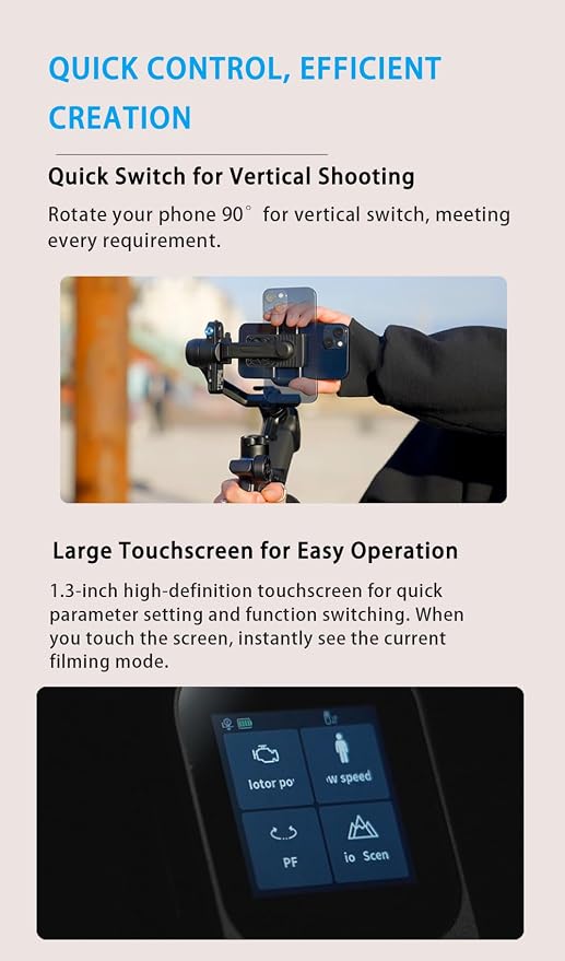 FeiyuTech SCORP Mini 3 Gimbal Stabilizer - Image 4