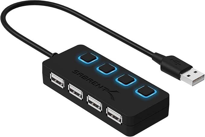 SABRENT 4 Port USB 2.0 Data Hub by SABRENT