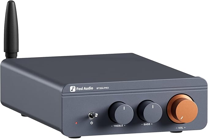 Fosi Audio BT20A Pro Bluetooth 5.0 Amplifier, 300W x2 Wireless Amp, TPA3255 2 by FosiAudio