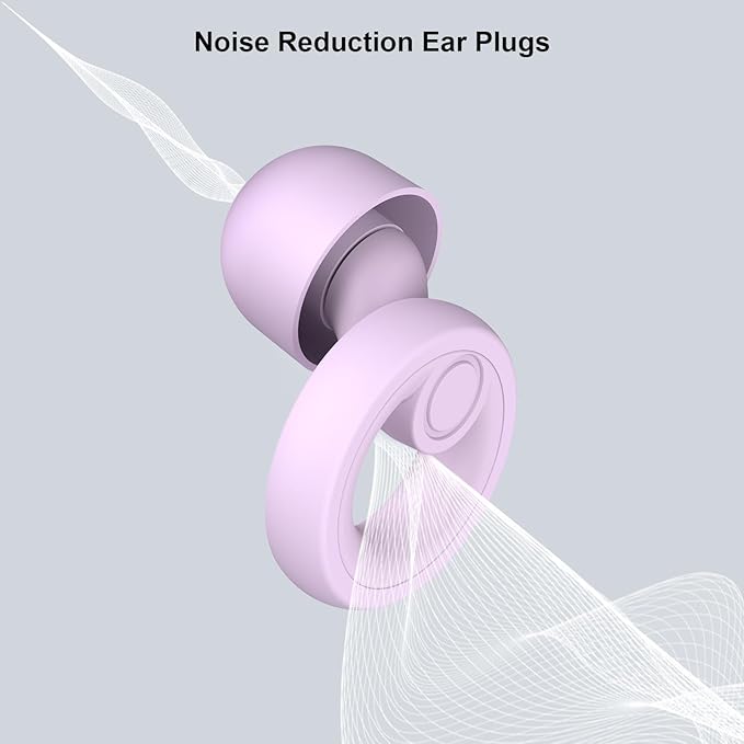Ear Plugs for Noise Reduction, Reusable Concert Earplugs Hearing Protection - Image 3