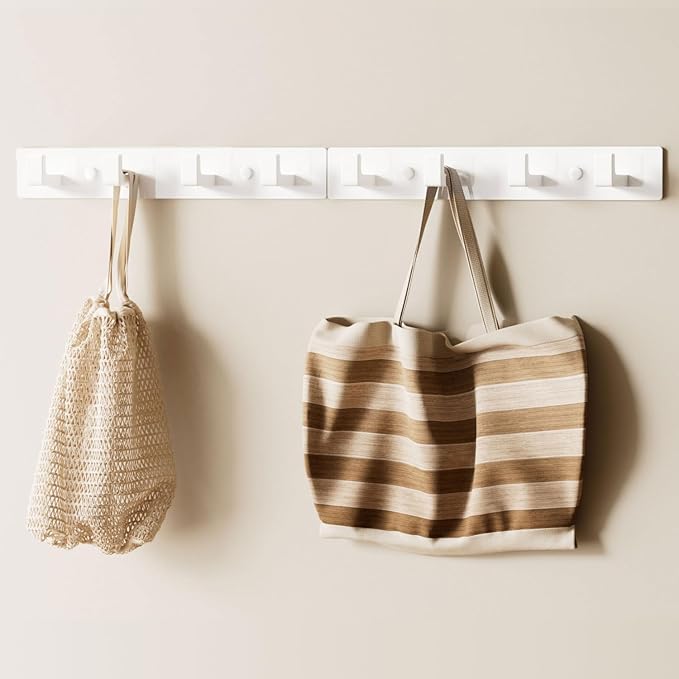 White Wall Mounted Coat Rack by GWAAZXGZ