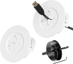 Cord Hider for Wall Mount TV, in Wall Cable Management Kit for Large Capacity by YCLYC