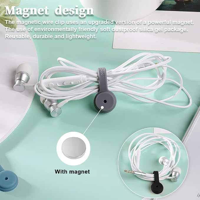 Viaky 6 Packs Magnet Wire Winder Straps - Image 6