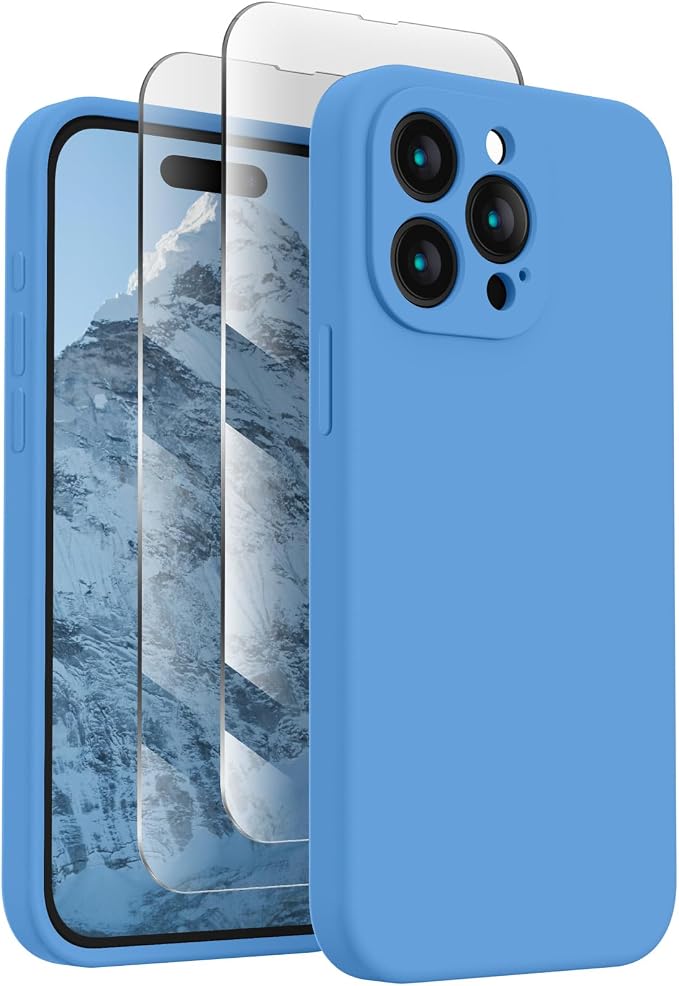 FireNova Designed for iPhone 15 Pro Max Case, Silicone Upgraded Phone Case with by FireNova