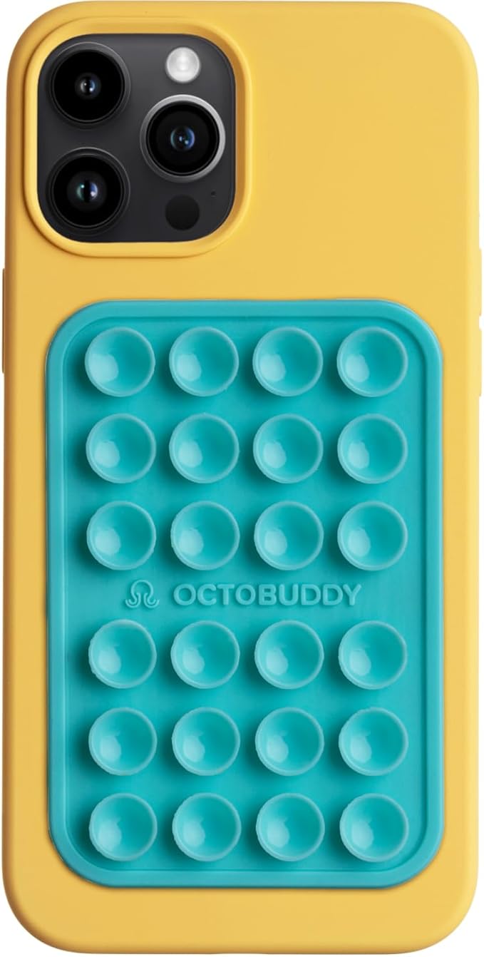 Classic - Silicone Suction Phone Case Adhesive Mount - Hands-Free, Strong Grip by Octobuddy