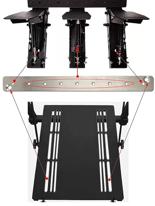 ODO LUCK Pedals Fixed Kit for Fanatec CSL DD/DD PRO/MOZA SRP Pedals, Fixed - Image 3