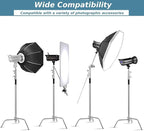 Heavy Duty C Stand with Boom Arm, Stainless Steel Heavy Duty Photography Light - Image 6
