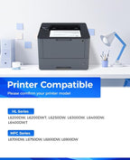 TN880 Black Toner Cartridge 2-Pack High Yield Compatible - Image 2
