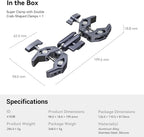 SMALLRIG Double Clamp Mount, Umbrella Clamp, Super Clamp Arm, - Image 6