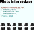 Double Flange Ear Tips for Beats Studio Buds Replacement Earbuds Tips for Beats - Image 7